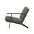 Mercer Accent Chair by Picket House 3D model small image 4