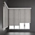 Roller Shades. Modern Corner Design 3D model small image 3