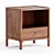 Modern Pinch Joyce Bedside Table 3D model small image 2