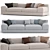 Italian Luxury 835 Evosuite Sofa 3D model small image 1