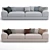 Italian Luxury 835 Evosuite Sofa 3D model small image 2