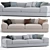 Italian Luxury 835 Evosuite Sofa 3D model small image 3