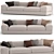 Italian Luxury 835 Evosuite Sofa 3D model small image 4