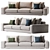 Sleek Hudson Sofa 2013 Edition 3D model small image 1