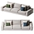 Sleek Hudson Sofa 2013 Edition 3D model small image 3