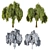 Detailed Weeping Willow Tree Pair 3D model small image 3