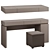 Modern Vanity Table Set OLIVIERI 3D model small image 2