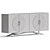 Modern Sleek Hooker Nolita console 3D model small image 4