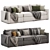 Maxwell Modular Sofa: Upgrade Your Space 3D model small image 1