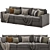 Maxwell Modular Sofa: Upgrade Your Space 3D model small image 2