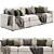 Maxwell Modular Sofa: Upgrade Your Space 3D model small image 3