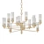 Glamour Gold Jeanette Chandelier 3D model small image 1