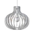 Scandinavian Wood Pendant Light, Sina 3D model small image 2