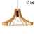 Scandinavian Wooden Pendant Light, Bela 3D model small image 1