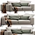 Modern Luxury Sofa 3D Model 3D model small image 1
