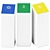  Vevey Design Recycling Bin 3D model small image 1