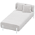 Versatile Modular Lounger Bed 3D model small image 2