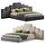 Luxury Kara Bed 2015 Model 3D model small image 3