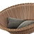  Modern Rattan Armchair Collection 3D model small image 2