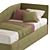 Convertible Sofa Bed Pluto 273 3D model small image 6