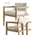 Sleek Imane Chair, Paolo Castelli 3D model small image 1