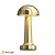 Elegant Table Lamp Gold Finish 3D model small image 2