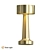 Elegant Table Lamp Gold Finish 3D model small image 4