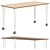 IKEA ANFALLARE KRILLE Writing Desk 3D model small image 1