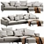 Modern Chaise Lounge Design 3D model small image 3