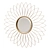 Sunburst Gold Daisy Mirror 3D model small image 1