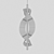 Elegant LED Pendant Light Fixture 3D model small image 3
