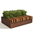 Cherry Laurel Bench with Topiary 3D model small image 4