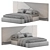 Modern Ego Bed Design 3D model small image 4