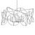 Elegant McCarty Chandelier 3D model small image 2