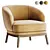 Elegant Modern Ruth Armchair Design 3D model small image 1