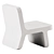 Cimento Toecello Lounge Chair 3D model small image 2