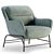 Contemporary SADIRA Armchair Model 3D model small image 2