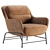 Contemporary SADIRA Armchair Model 3D model small image 3