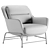 Contemporary SADIRA Armchair Model 3D model small image 4