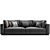 Ana Roque Contemporary Sofa 3D 3D model small image 2