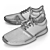 Adidas Tennis Shoes Sneakers racketball 3D model small image 2