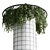 Hanging Plant Column Seat 3D model small image 4