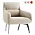 Elegant Dia Nicoline Armchair 3D model small image 2