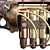 Realistic Steampunk Gun Model 3D model small image 4