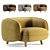 BASSET Armchair 3D Model Set 3D model small image 1