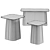 Vitra Wooden Side Tables Collection 3D model small image 2