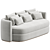 Elegant Adriano Sofa Design 3D model small image 2