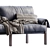Sleek Lita Leather Sofa Model 3D model small image 4