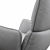 Elegance in Leather Swivel Chair 3D model small image 4
