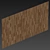 Wooden Panel Rail Line Asset 3D model small image 6
